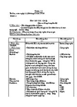 Giáo án Âm nhạc Lớp 4 - Tuần 12